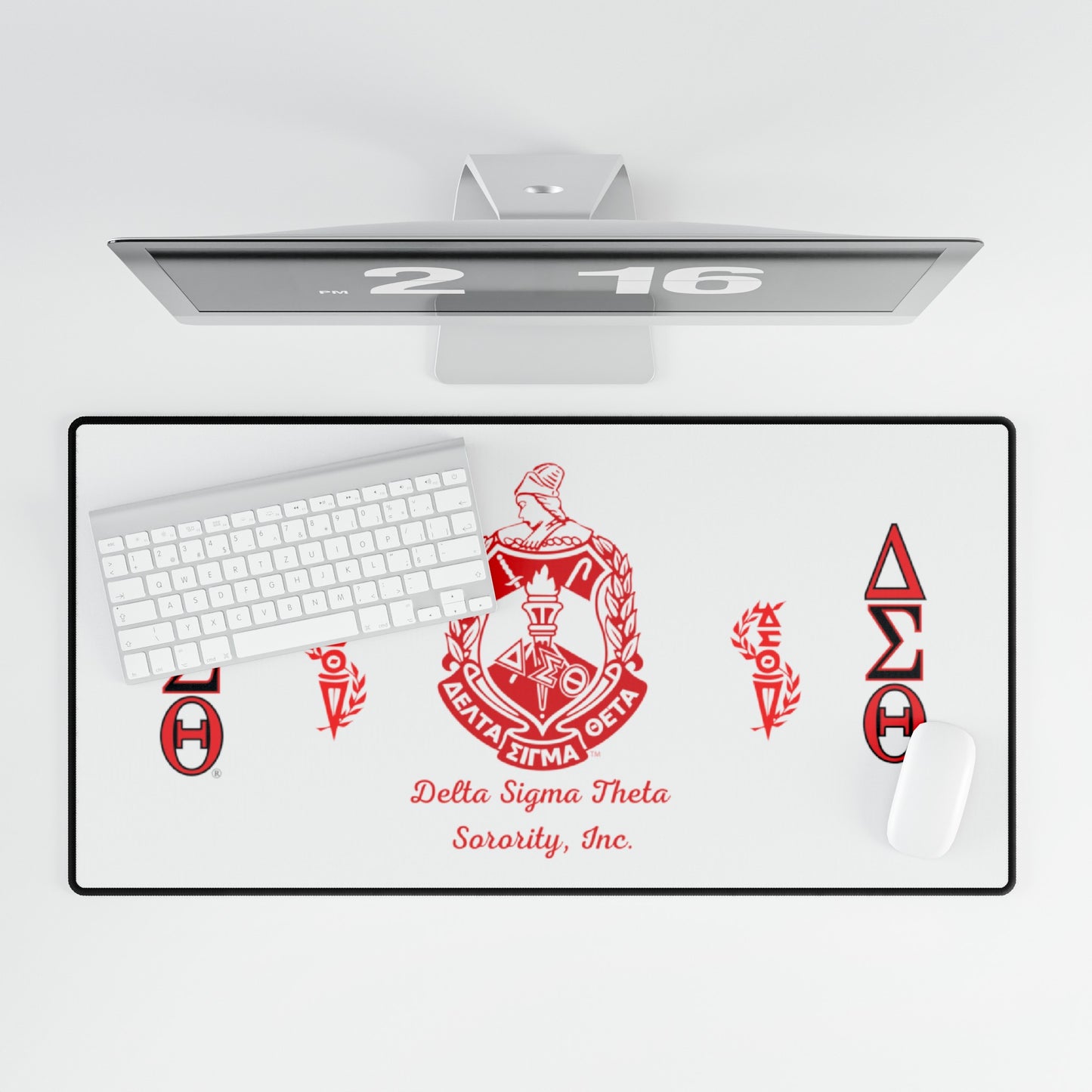 Crest Delta Sigma Theta Extended Mouse Pad