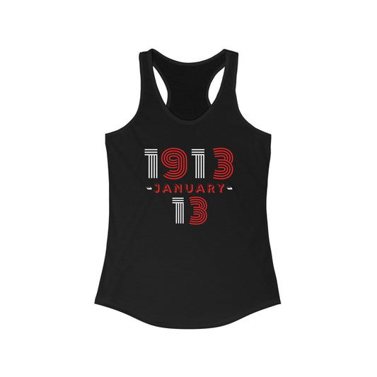 January 13 Racerback Tank