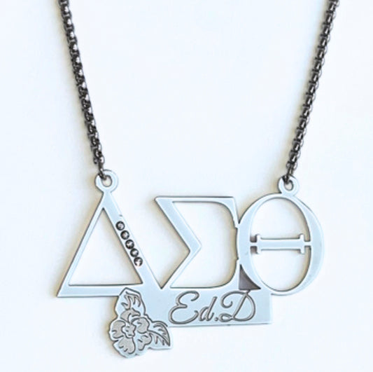 Ed.D ΔΣΘ Pendant & Necklace