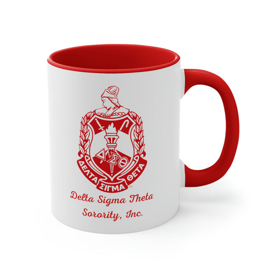 DST Crest Accent Coffee Mug, 11oz