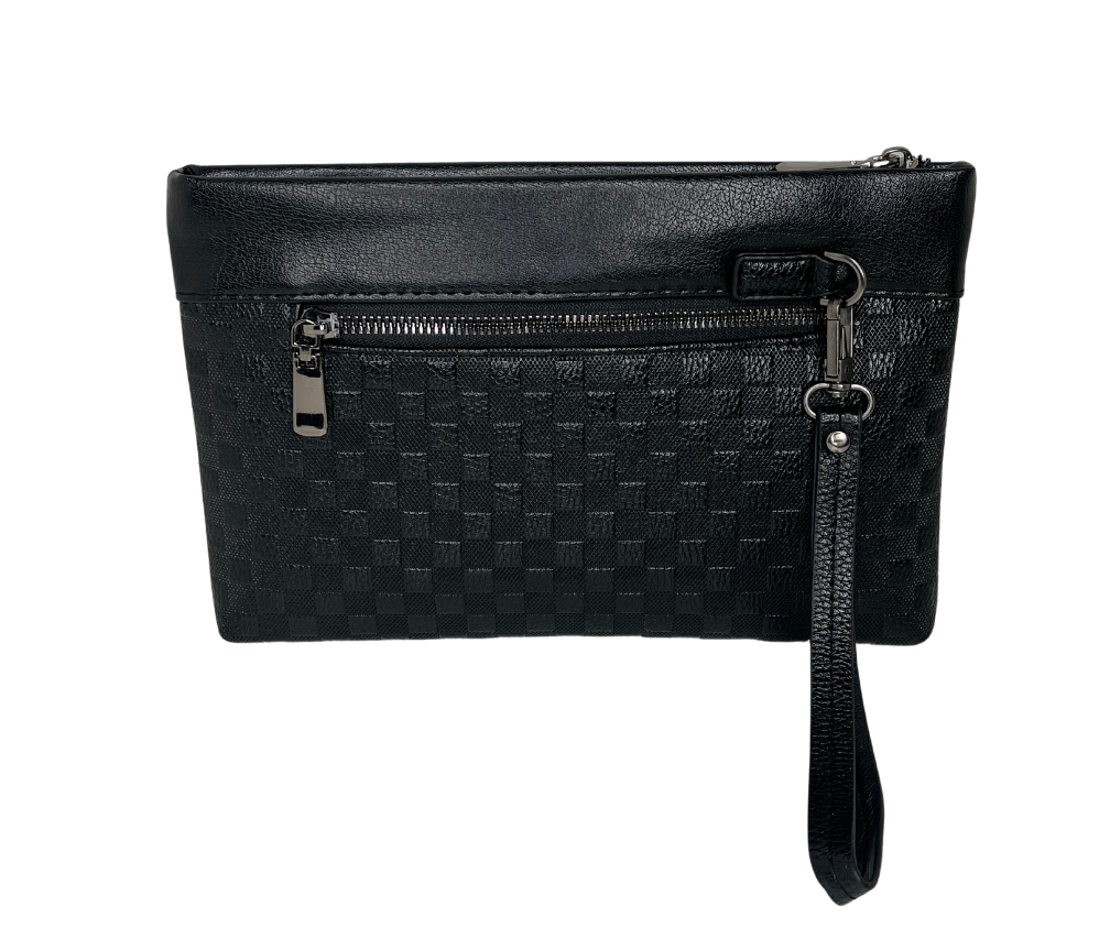 3 in 1 ΔΣΘ Checkered Clutch