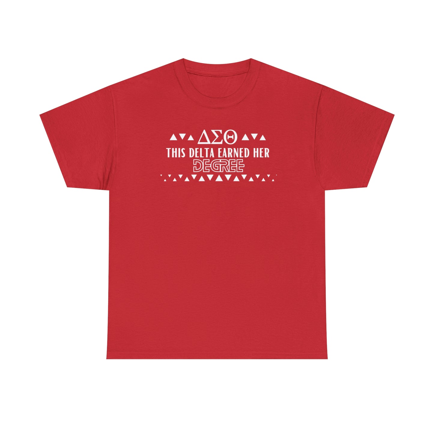 DST Earned Degree Red T-Shirt